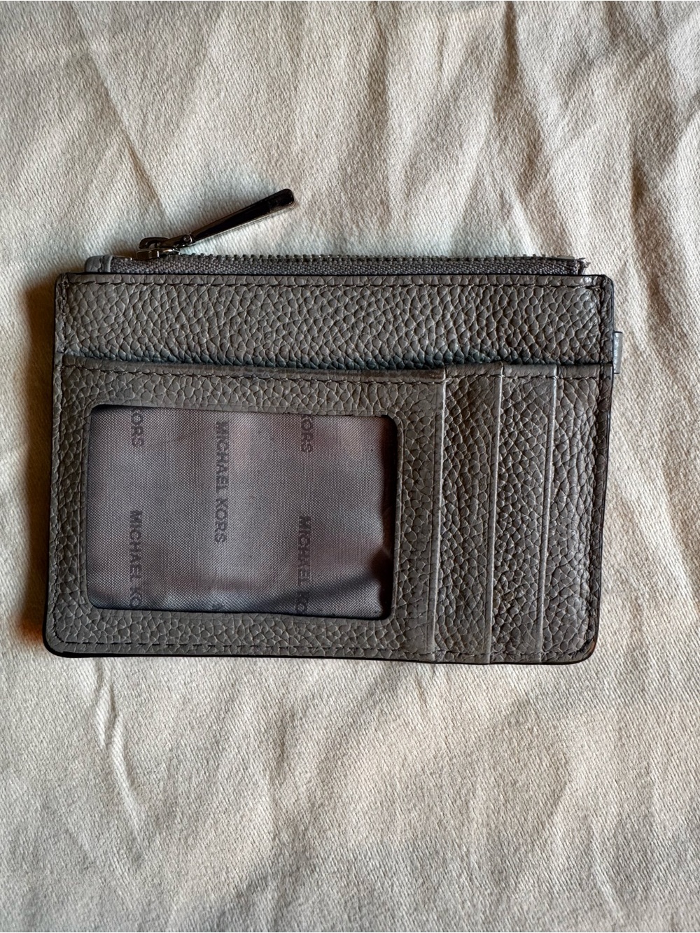 Michael Kors grey card holder